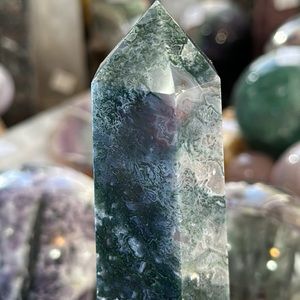 🔥SALE🔥 Moss Agate Crystal Tower!